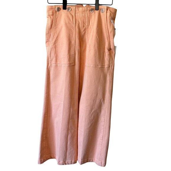 NWT Anthropologie The Kit High-Rise Wide-Leg Utility Trousers by Pilcro. - Picture 9 of 14